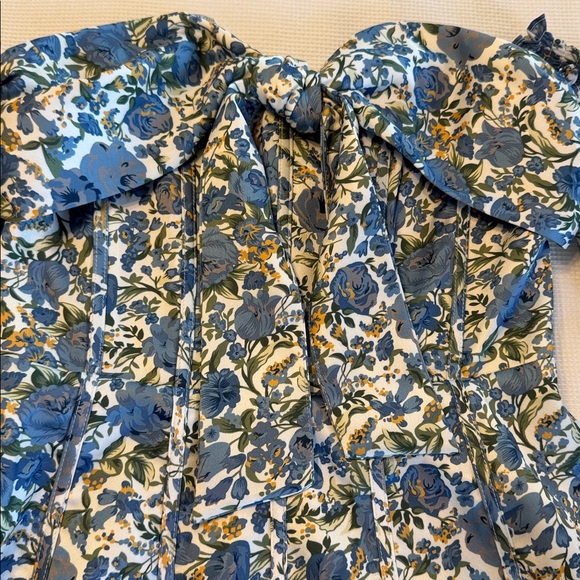 Lavish Alice Floral Print Ballom Sleeves Mini Dress Size 4 NWT - Picture 7 of 15